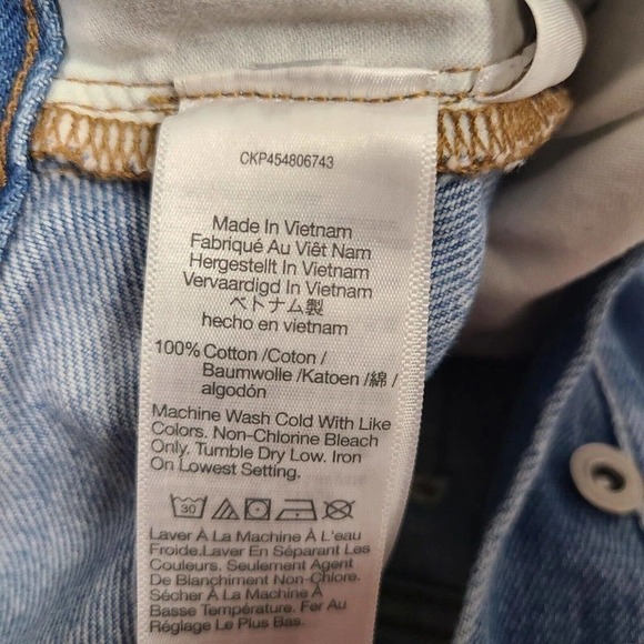Madewell High Rise Relaxed Denim Cut Off Shorts Womens Sz 23 -Waist 28- EUC - Picture 5 of 10